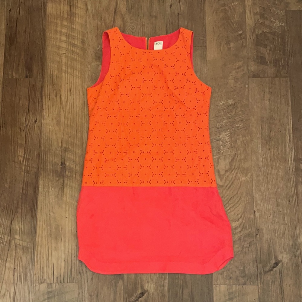 Ali Ro color-block, shift dress (size 6).